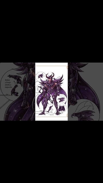 Os Cavaleiros Do Zodíaco - Sapuris De Wyvern - Rhadamanthys [Pause o Vídeo Caso Não Consiga Ler]