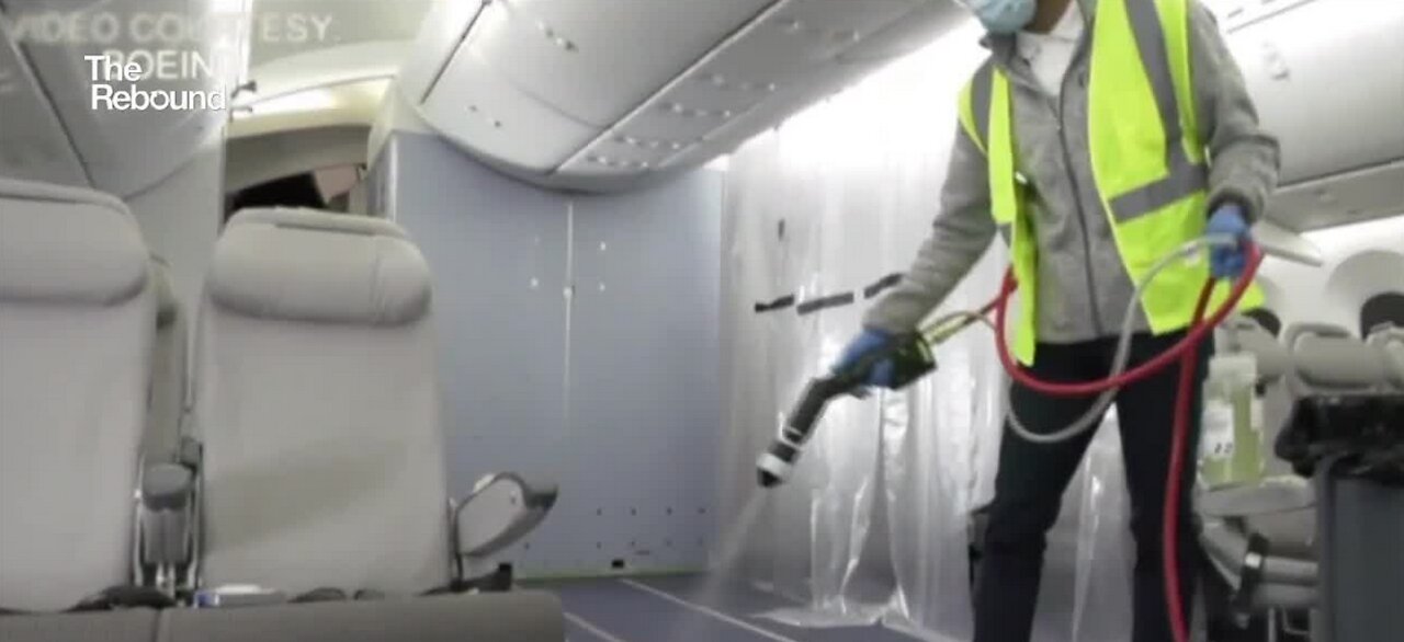 Boeing finding new disinfectants to keep you safe