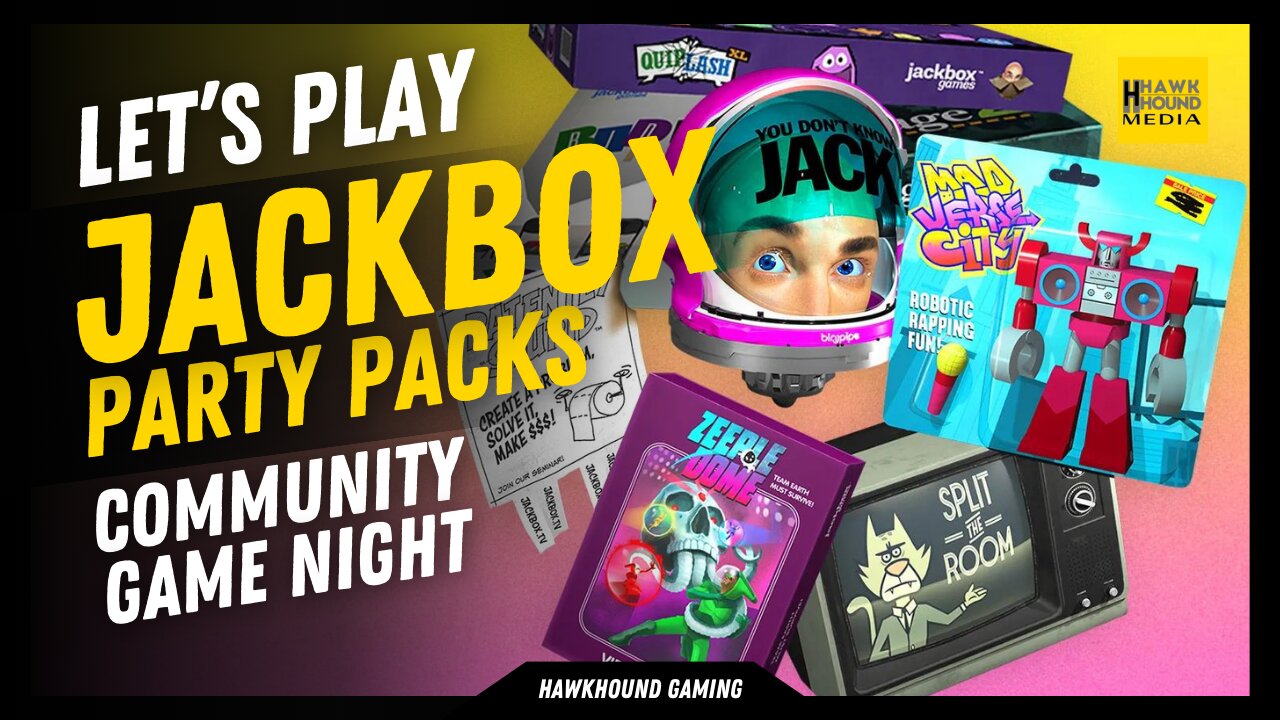 Let's Play Jackbox Party Packs - Community Game Night