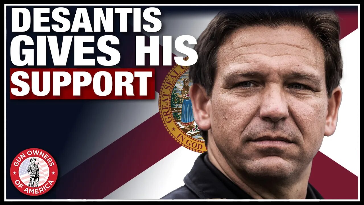 DeSantis Supports Open Carry!