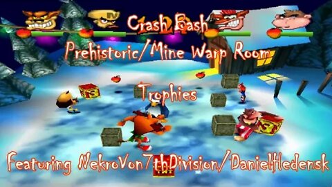 Crash Bash: Prehistoric/Mine Warp Room (Trophies)