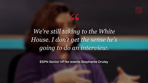 ESPN May Interview President Trump At Championship Game, Don't Care To "Mend Fences" Though