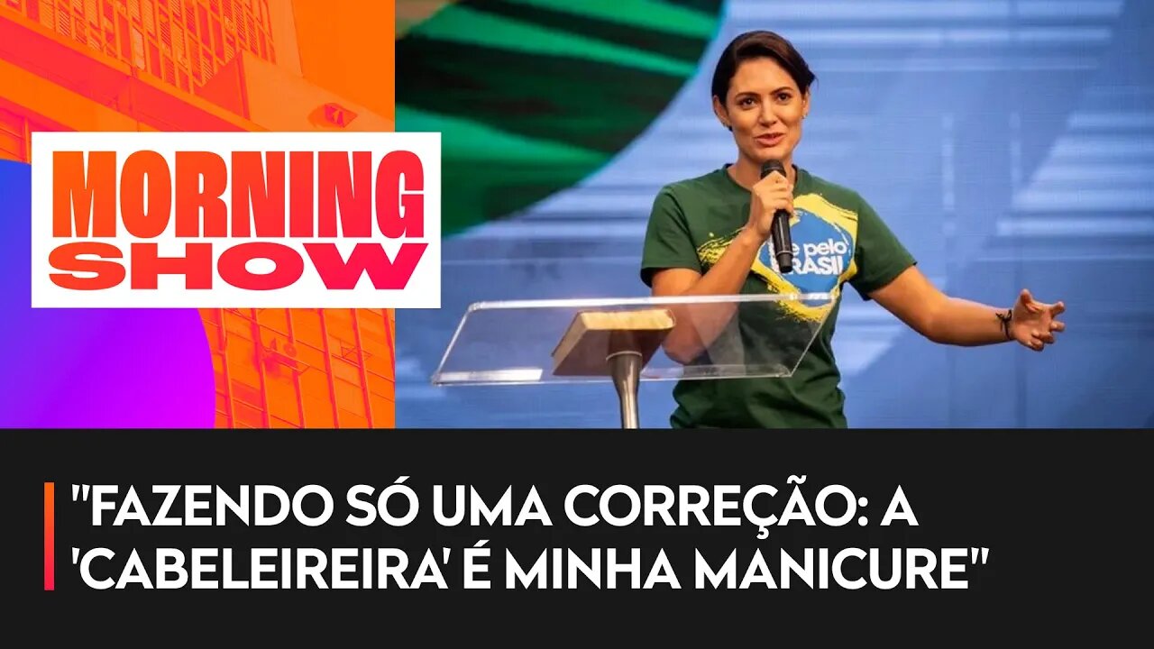 Michelle Bolsonaro ironiza liberação de sigilo