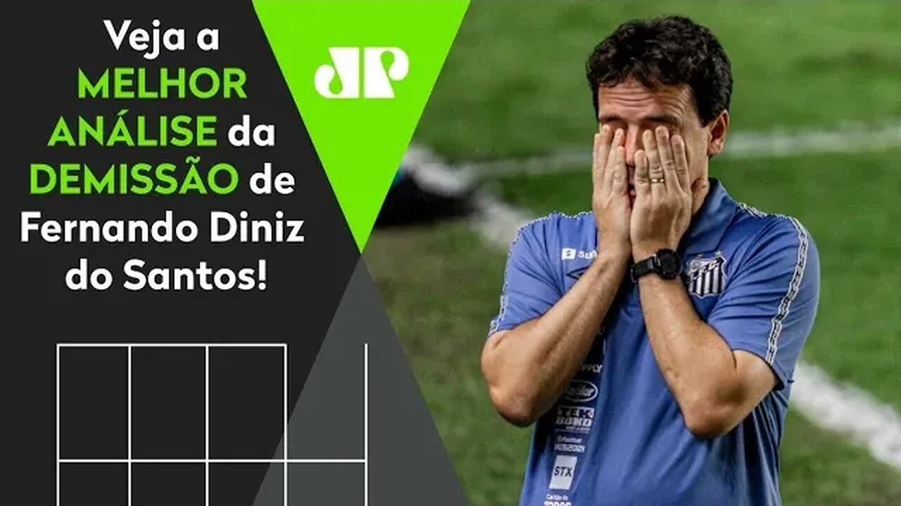 Fernando Diniz É DEMITIDO! "Ele foi ATROPELADO pelo Flamengo, e o Santos NÃO TÁ BEM!"