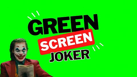 Green Screen: Joker "knock knock"