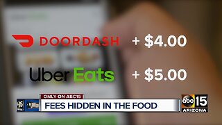 Hidden costs found in delivered food menu prices