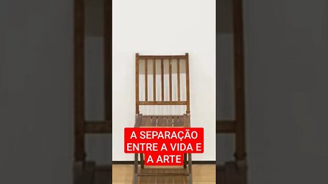 A SEPARAÇÃO ENTRE A VIDA E A ARTE #shorts