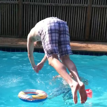 Four Guys Jump Into A Pool Ring, And It's Epic!