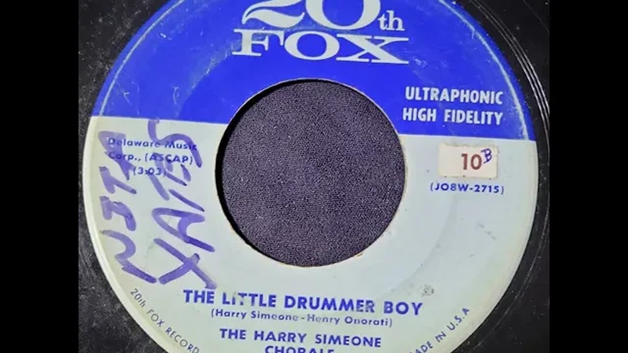 The Harry Simeone Chorale – The Little Drummer Boy