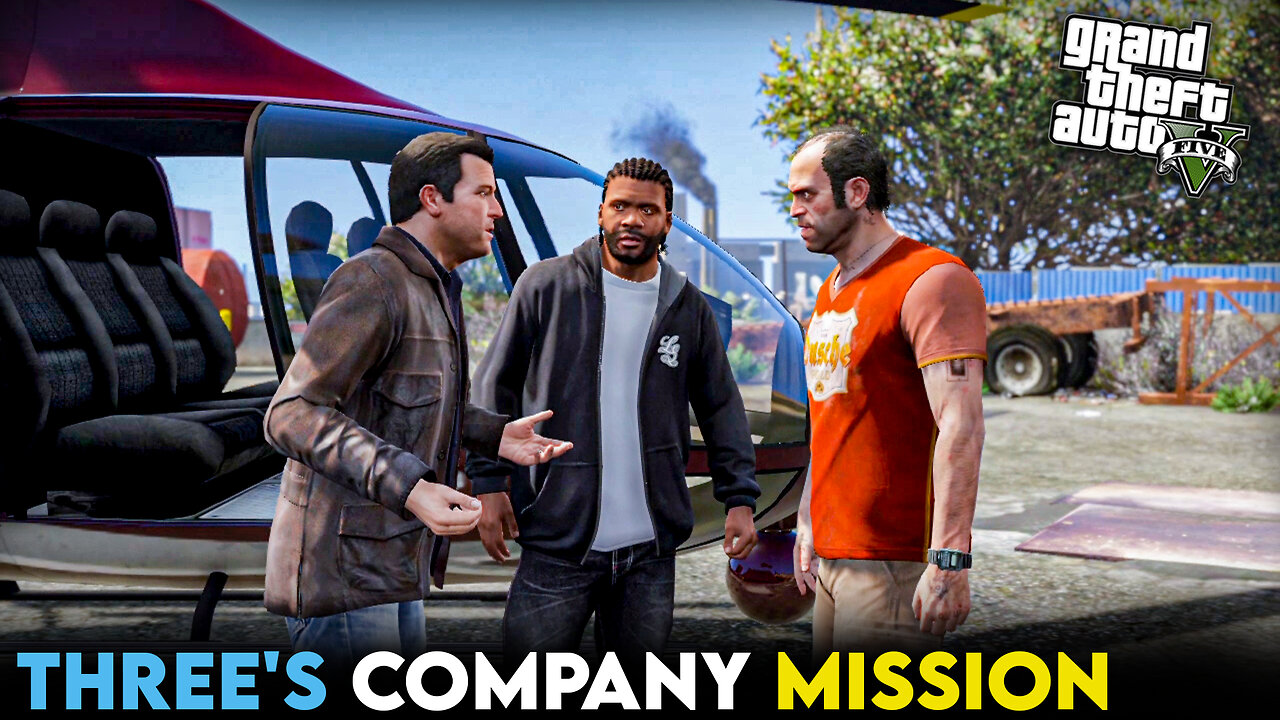 THREE'S COMPANY MISSION l GTA V GAMEPLAY