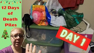 DAY 1 of Listing My Death Pile for 12 Days Straight! Christmas Reseller Vlog eBay Poshmark Mercari