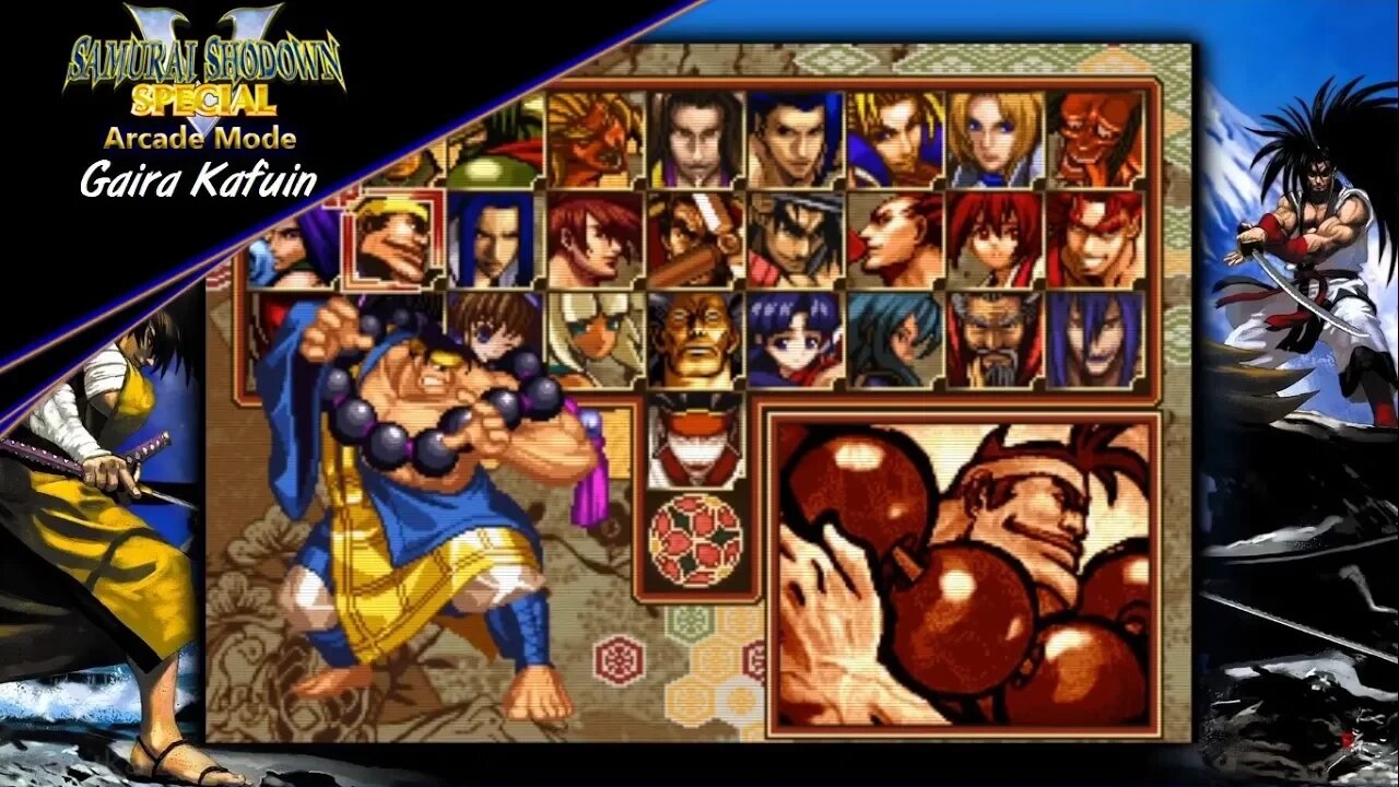 Samurai Shodown V Special - Arcade Mode - Gaira Kafuin