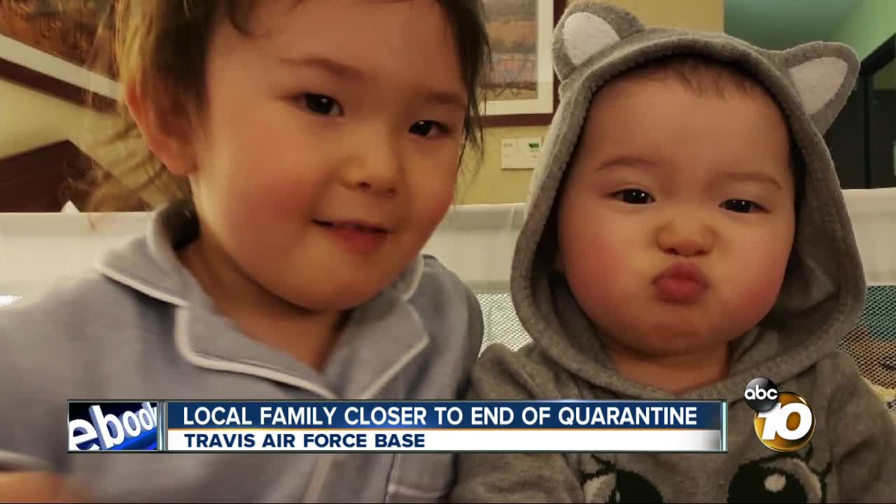 San Diego family closer to end of coronavirus quarantine