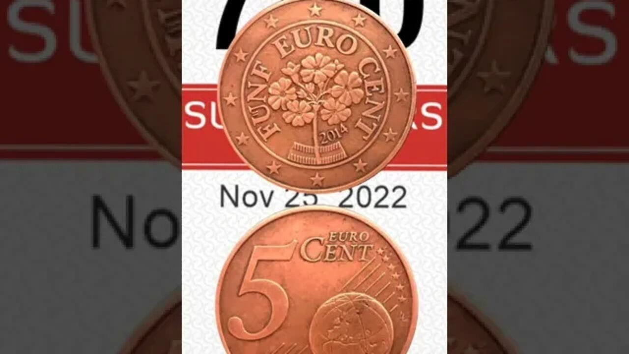 Austria 5 Euro Cent 2014.#shorts #coinnotesz #viral