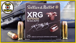 YIKES!...Sellier & Bellot XRG 10MM Self-Defense AMMO Ballistic Gel Test & Review!