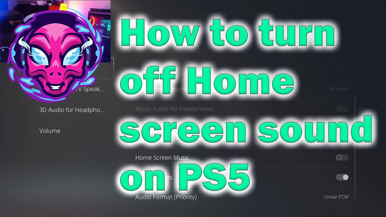 How to turn off PS5 Main Menu Sound | RazKid