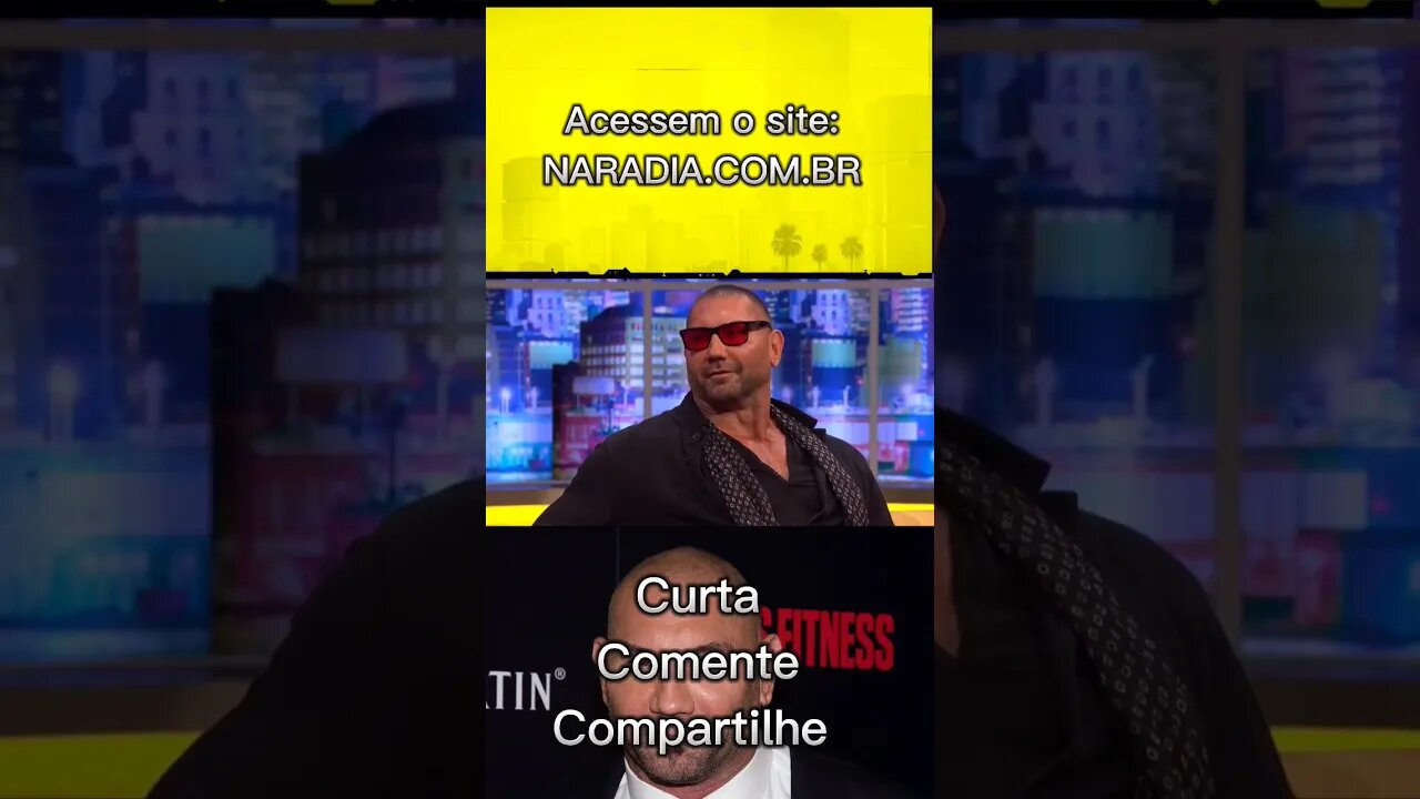 Dave Bautista não gosta do Drax? #shorts #shortsyoutube #marvel #disney #filmes