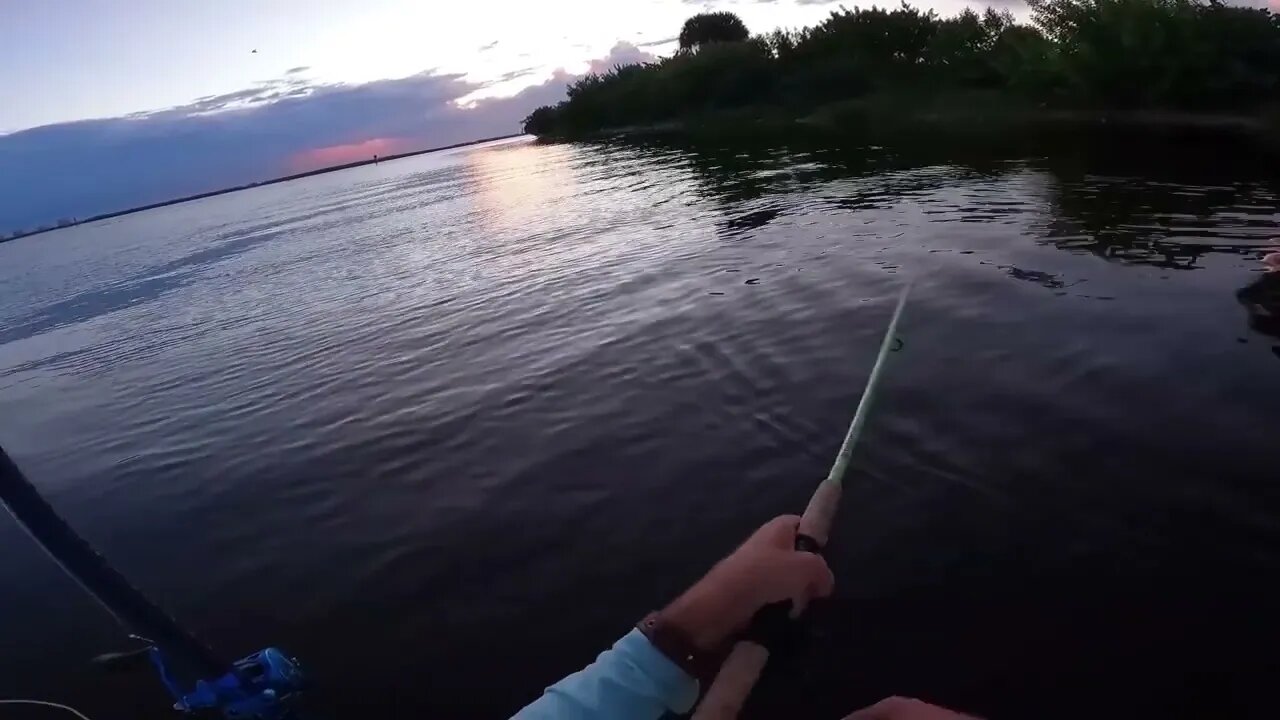 First Light Monster Fish Topwater Bite! Biggest I've Caught!!-6