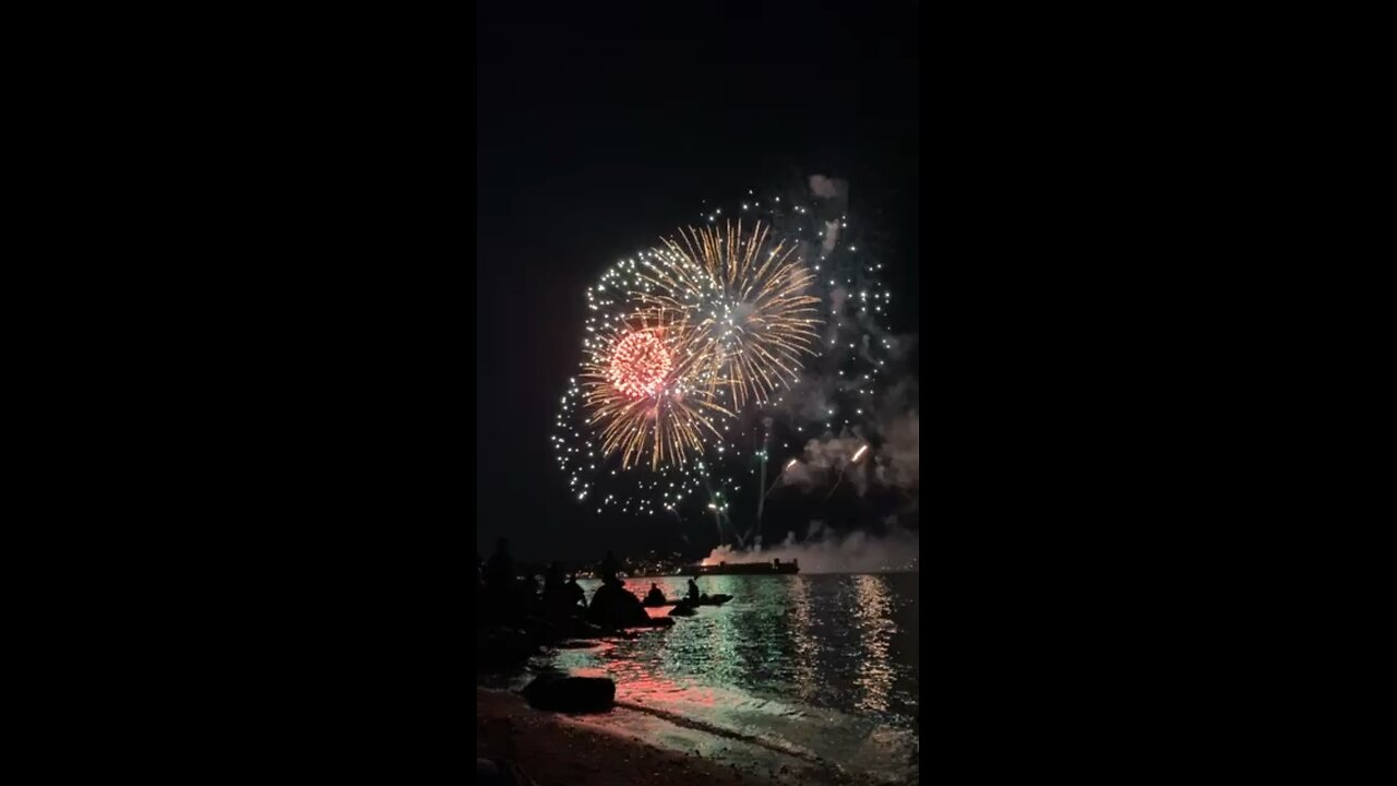 English Bay Celebration of lights fire works