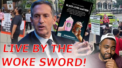 Woke Starbucks Workers STRIKE Outside CEO's Home After He RIPS Democrats For STORE SHUTDOWNS!