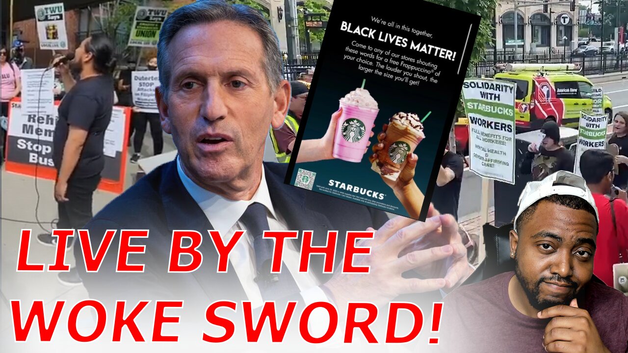 Woke Starbucks Workers STRIKE Outside CEO's Home After He RIPS Democrats For STORE SHUTDOWNS!