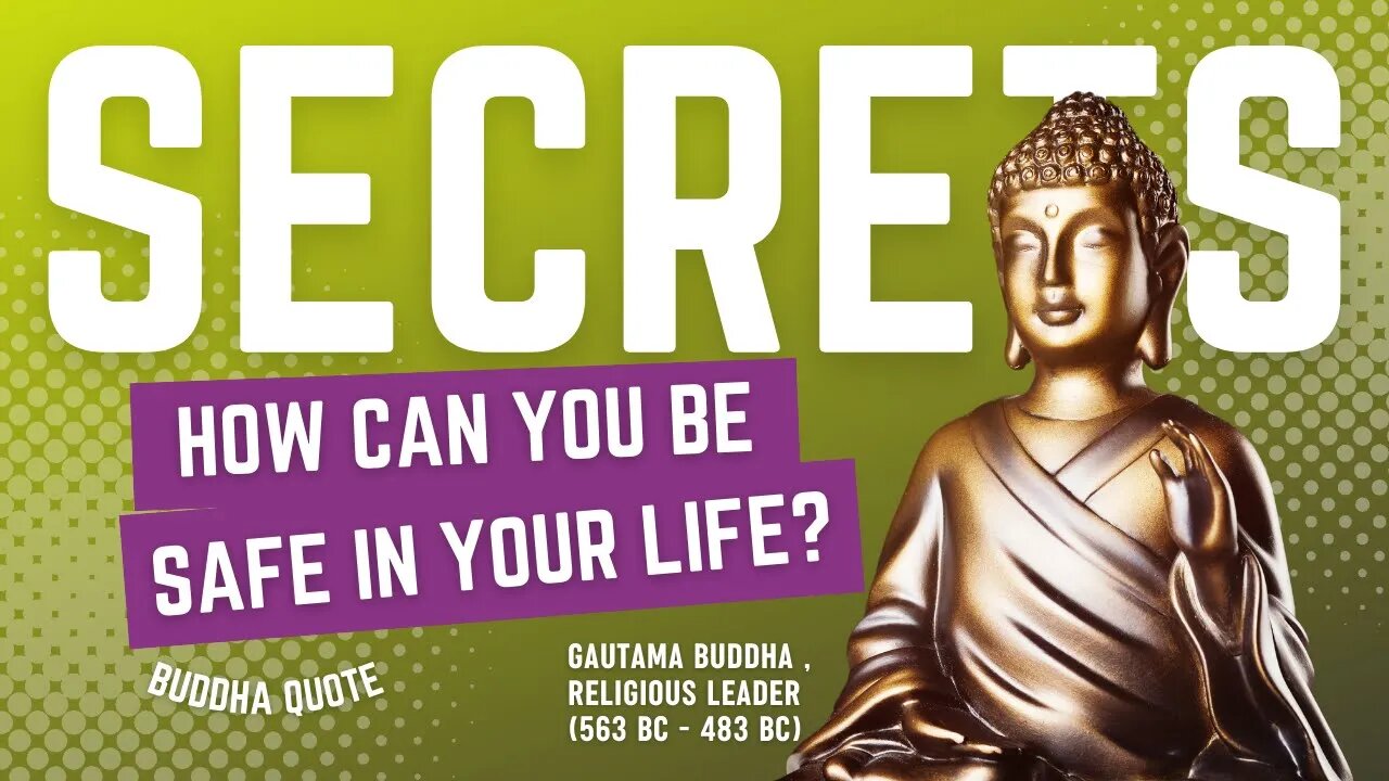 Buddha Quote On Life-Changing│How Can You Be Safe In Your Life? 🔥💪│Short Video│#quote #buddhaquotes