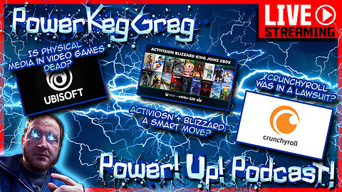 Power!Up!Podcast! EP: 29 | Crunchyroll Lawsuit, Physical Media in Videogames, More!