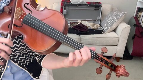 D Melodic Minor Scale Viola Tutorial