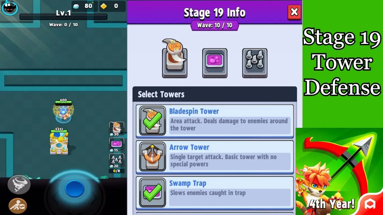 Archero Tower Defense Stage 19 Guide!