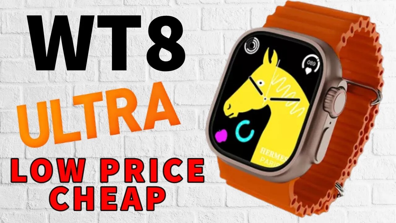 WT8 Ultra Hands On Low Price Cheap Copy smart watch pk X8 W68 HD8 DT8