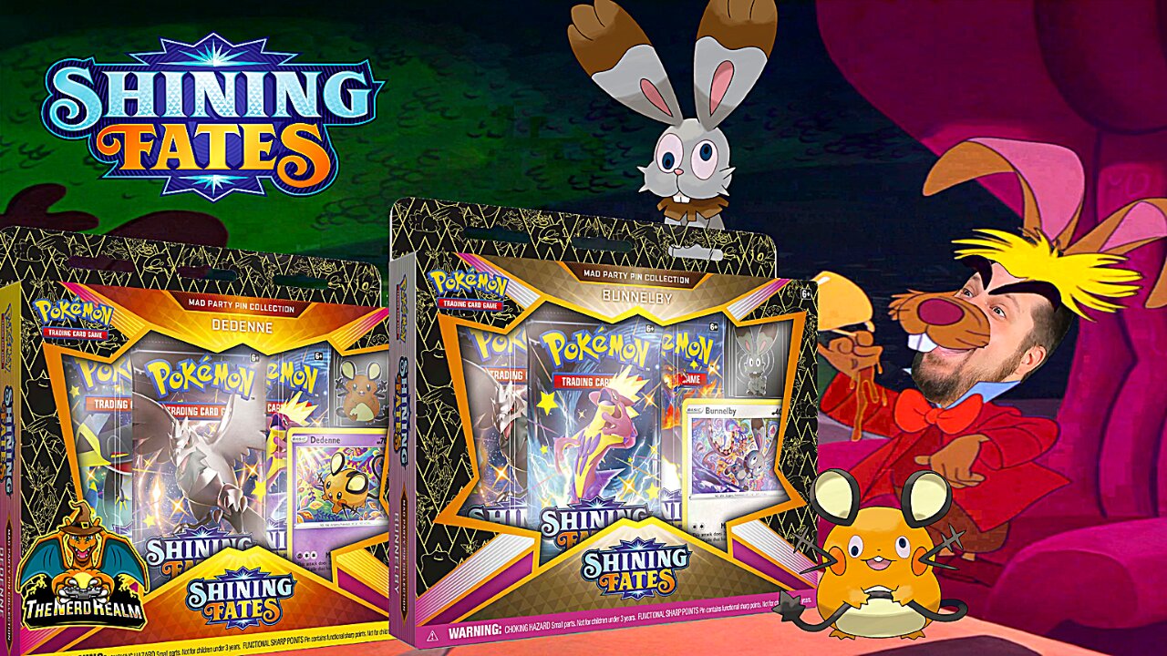 Shining Fates Mad Party Pin Collections (Part 1) | Shiny Hunting | Pokemon Cards Opening