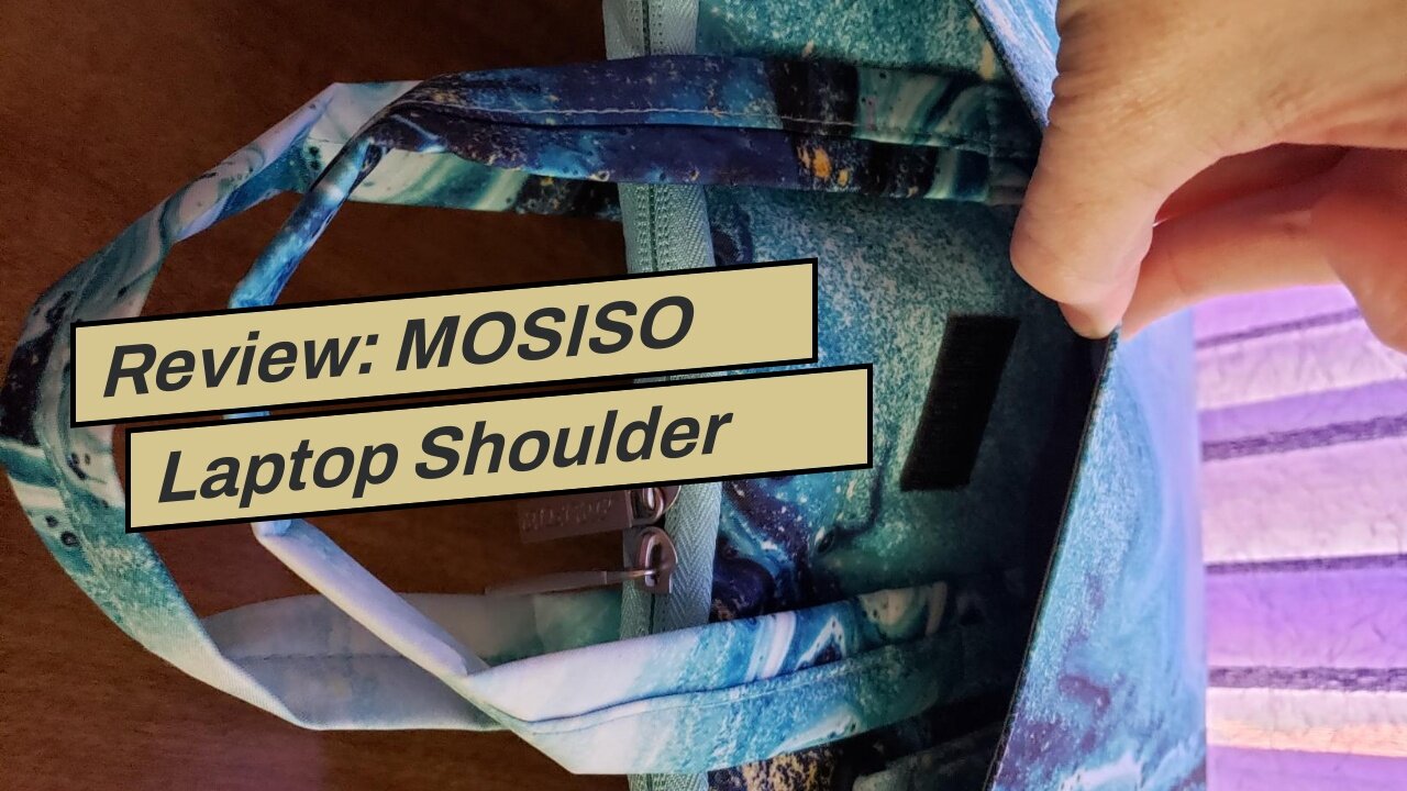 Review: MOSISO Laptop Shoulder Bag Compatible with MacBook Pro 16 inch 2021 2022 M1 A2485/2019-...