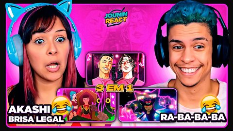 3 EM 1 - AKASHI CRUZ | SCP, Cintila e Majin | [React em Casal] 🔥