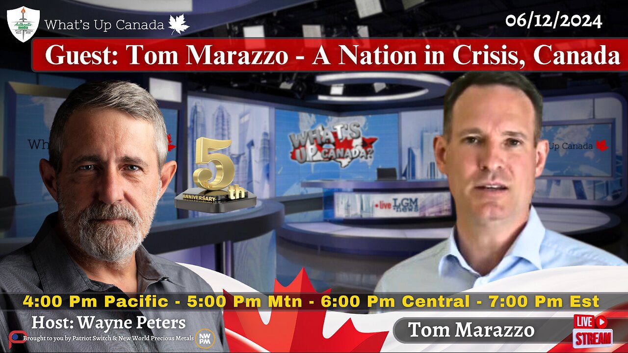 Guest: Tom Marazzo - A Nation in Crisis, Canada