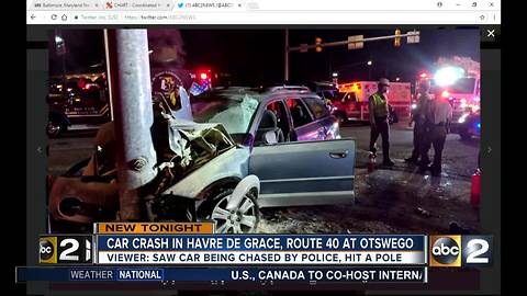 1 person in trauma after car accident in Havre de Grace