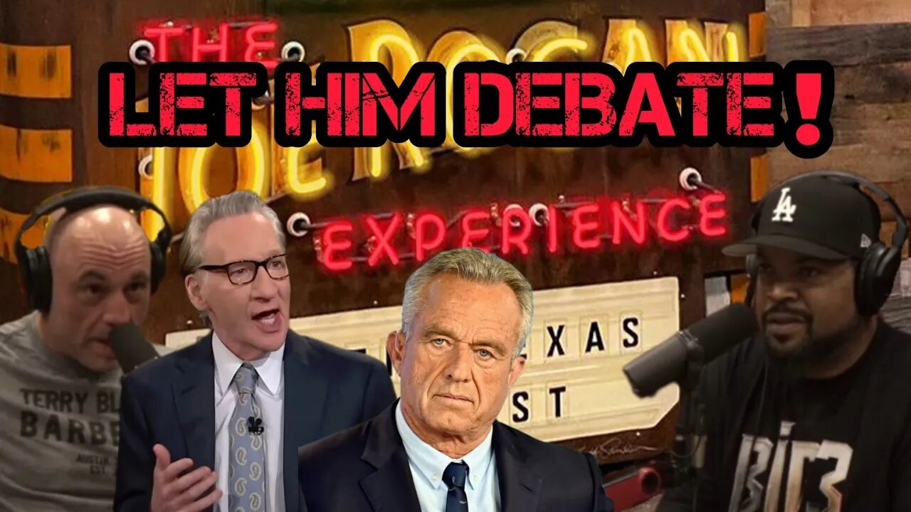 Joe Rogan and Bill Maher SHOCKED by Ice Cube on RFK Jr "LET HIM DEBATE, He Seems Like A Noble Guy"