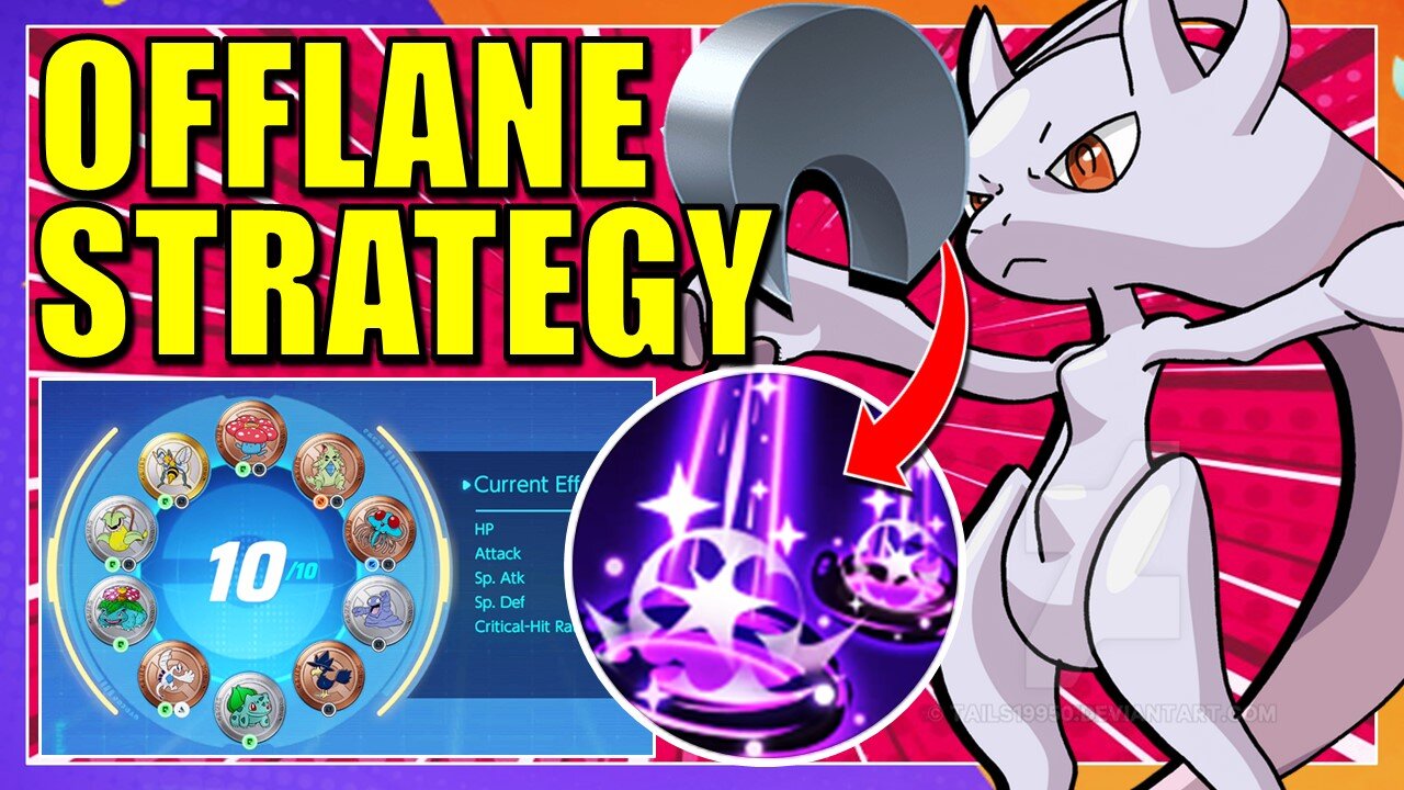 MEWTWO Y 1000 IQ OFFLANE STRATEGY - Pokémon UNITE