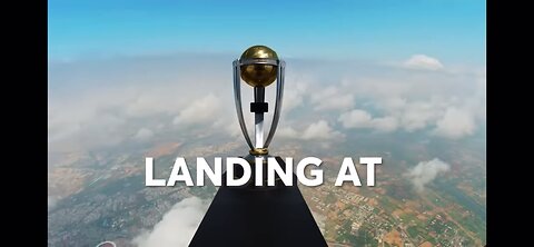 Icc mens trophy launches to space