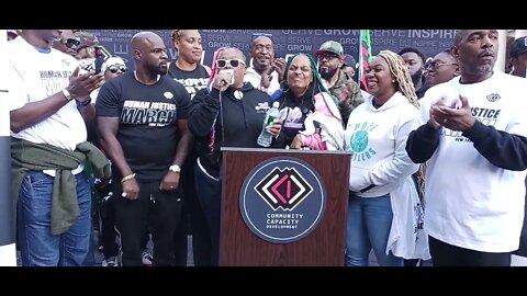 The #humanjusticemarch 2022 @ccdworldwide 10/10/2022 Outside City Hall Centre Street Side