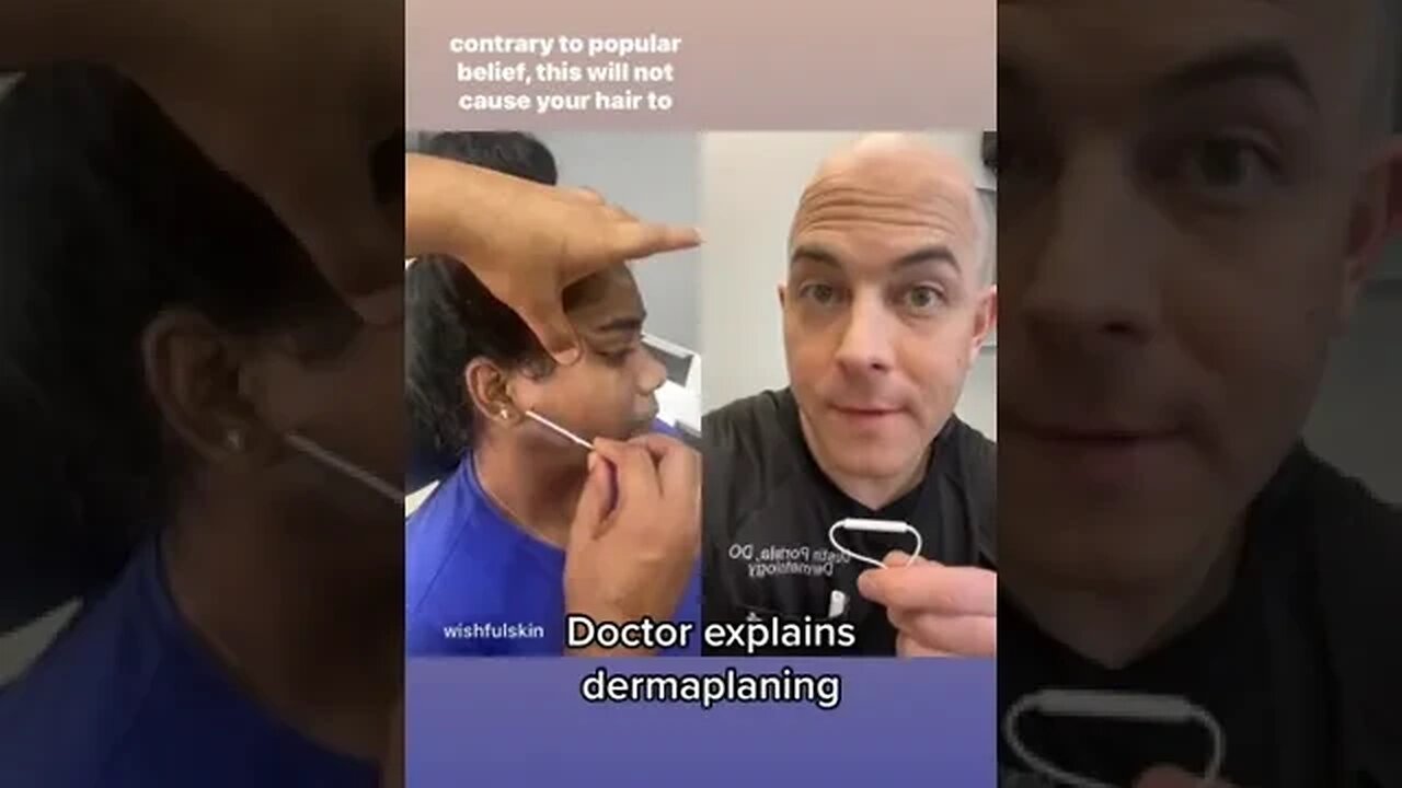 Dermaplaning is great, don't believe everything you hear! #dermaplaning #dermreacts #skincareroutine