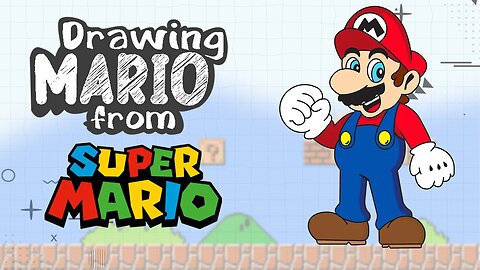 HOW TO DRAW MARIO FROM SUPER MARIO