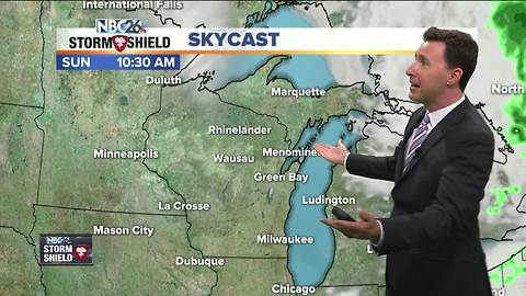 Michael Fish's NBC26 weather forecast