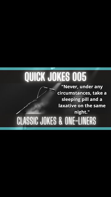 Quick Jokes 005 [Keep Smiling] [Very Funny] [Laugh A day]