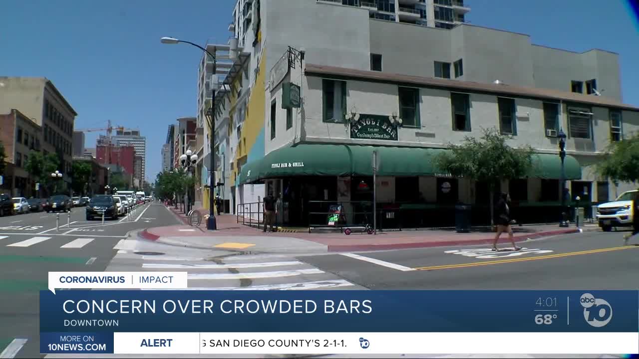 Concern over crowded bars