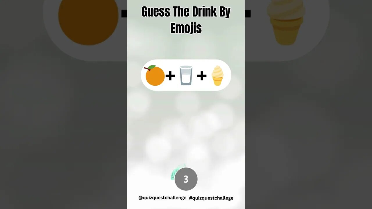 Guess the Drink by Emojis #shorts