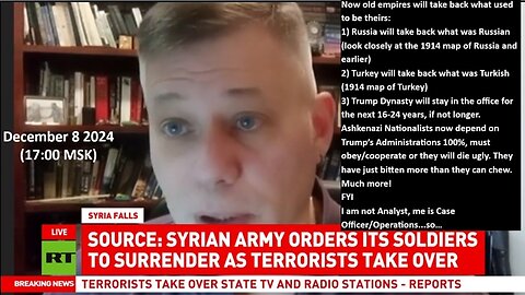 Cpt Krapivnik US Army Intel: Most Recent Events in Syria. 'The worst is yet to come in Syria... we saw this in Libya, in Iraq,'