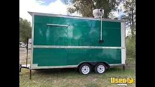 2019 8' x 16' Licensed Food Concession Trailer | Lightly Used Commercial Mobile Kitchen