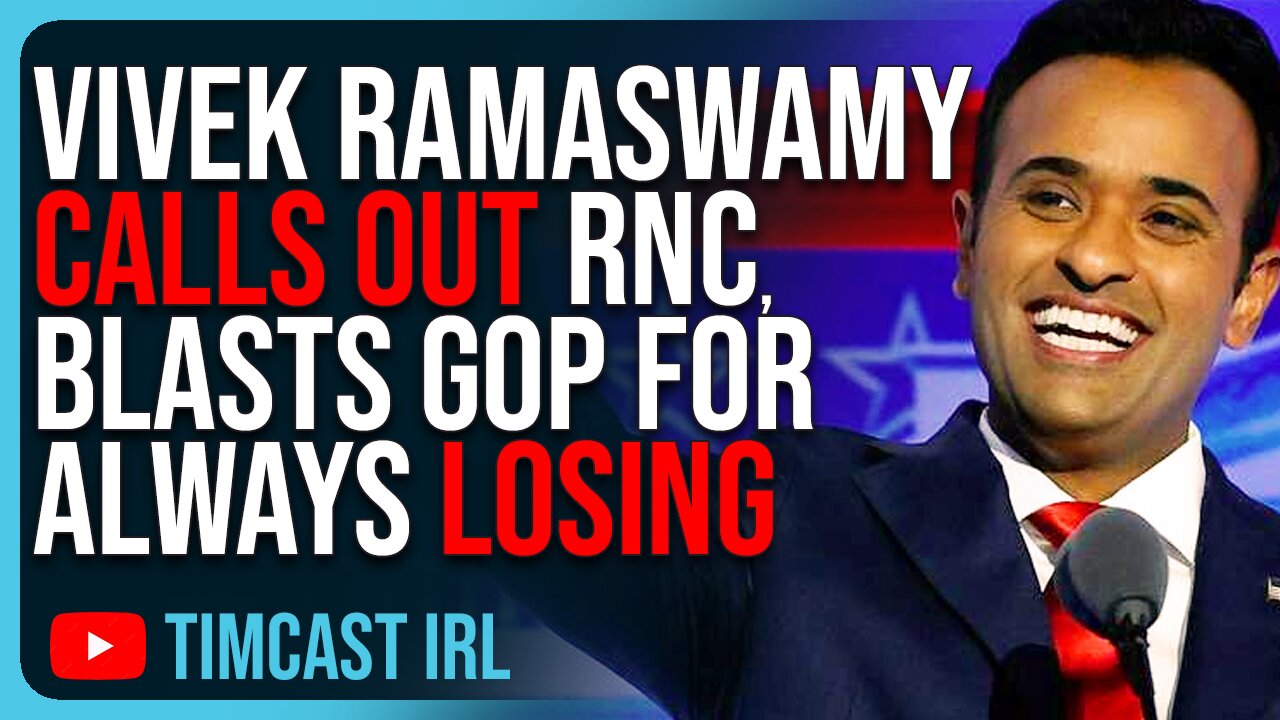 Vivek Ramaswamy CALLS OUT RNC Chairwoman, BLASTS GOP For Always LOSING