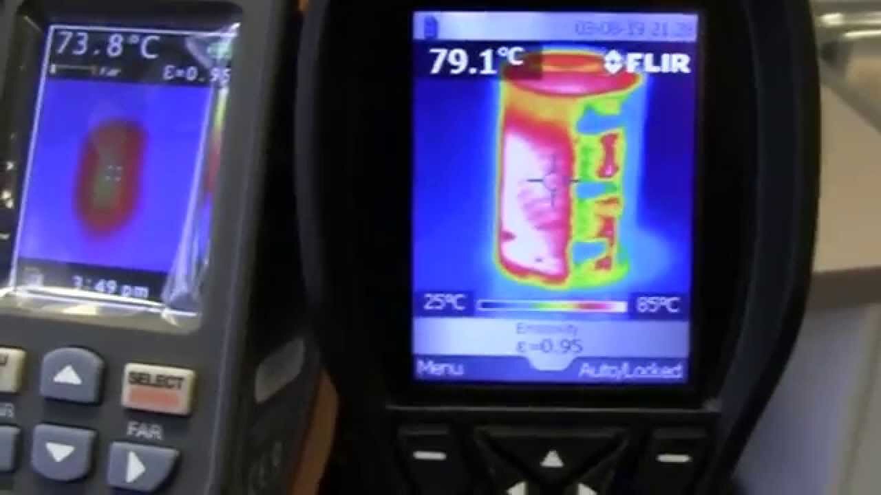 Fluke VT02 Visual Thermometer vs Flir i3 Thermal Camera