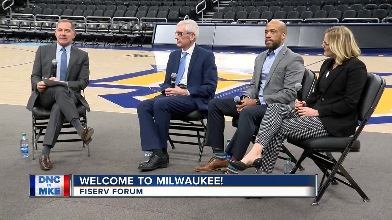 Journalists visit Milwaukee for DNC walk-through